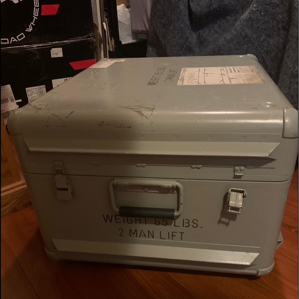 Military Metal Storage Box